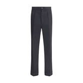Wool pleated pants