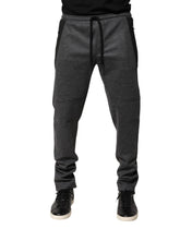 Gray Black Wool Blend Jogger Sweatpants Pants