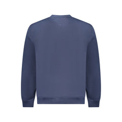 Blu Cotton Male Sweatshirt