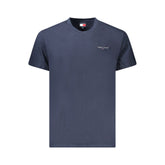 Blue Cotton Men's T-Shirt