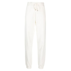 White Cotton Women Sweatpant