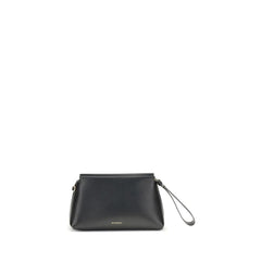 Black Calf Leather Bos Taurus Clutch Bag