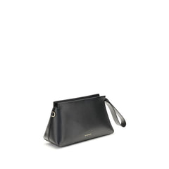 Black Calf Leather Bos Taurus Clutch Bag