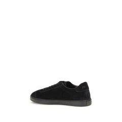 Black Calf Leather Bos Taurus Low Top Sneakers