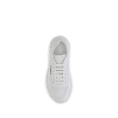 White Rubber Athletic Sneakers