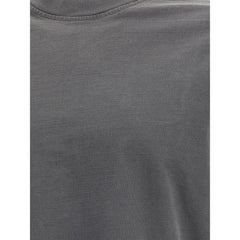 Gray Cotton Long Sleeve T-Shirt