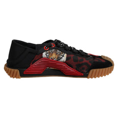 Black Logo Low Top NS1 Men Sneakers