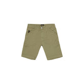 Green Cotton Bermuda Shorts