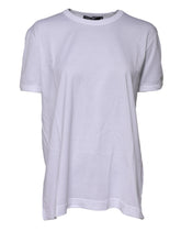 White Cotton Goodluck 2022 Crew Neck T-Shirt