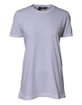 White Cotton Goodluck 2023 Crew Neck T-Shirt