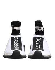 White Black Sorrento Socks Sneakers Shoes