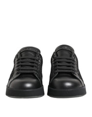 Black Floral Lace Low Top Sneakers Shoes