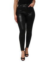 Black High Waist Skinny GRACE Denim Jeans