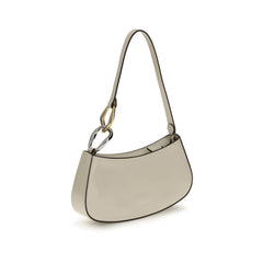 Beige Calf Leather Bos Taurus Shoulder Bag