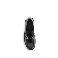 Black Calf Leather Bos Taurus Slip-On Loafers