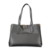 Nero Poliuretano Women Tote