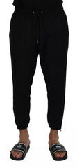 Black Jogger Wool Jogging Trouser
