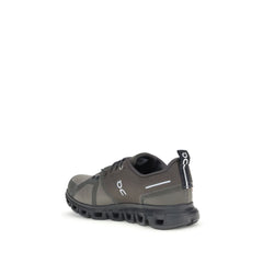 Black Recycled Polyester Athletic Sneakers