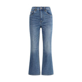 Cropped flare jeans