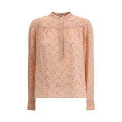 قميص من الحرير متعدد الألوان