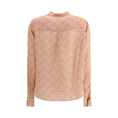 قميص من الحرير متعدد الألوان