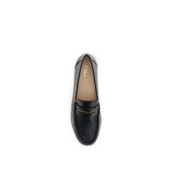 Black Calf Leather Bos Taurus Slip-On Loafers