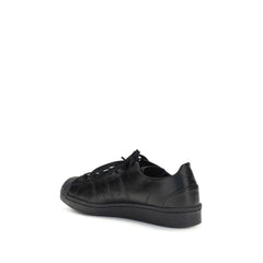 Black Calf Leather Bos Taurus Sneakers