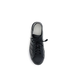 Black Calf Leather Bos Taurus Sneakers