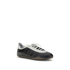 Black Calf Leather Bos Taurus Low Top Sneakers