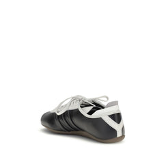 Black Calf Leather Bos Taurus Low Top Sneakers