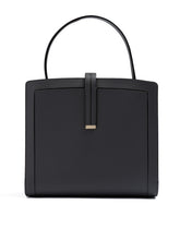 Anthracite Leather Shoulder Bag