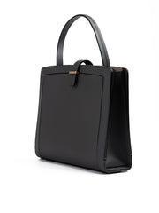 Anthracite Leather Shoulder Bag