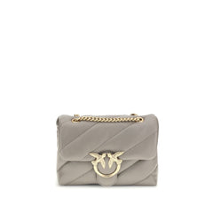 Gray Calf Leather Bos Taurus Shoulder Bag