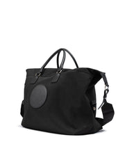 Black Fabric Weekend Travel Bag