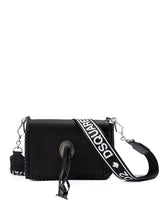 Black Leather Crossbody Bag
