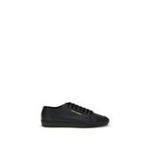 Black Calf Leather Bos Taurus Sneakers