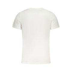 White Cotton Men's T-Shirt