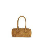 Beige Calf Leather Bos Taurus Shoulder Bag