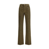 Bicolor Cotton Casual Pants