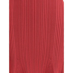 Red Viscose Casual Dress