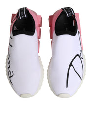 White Pink Low Top Sorrento Sneakers Shoes
