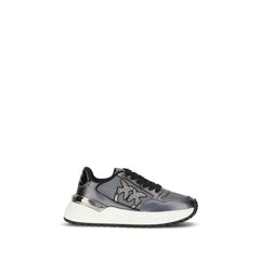 Gray Calf Leather Bos Taurus Athletic Sneakers