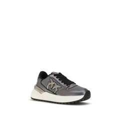Gray Calf Leather Bos Taurus Athletic Sneakers