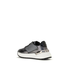 Gray Calf Leather Bos Taurus Athletic Sneakers