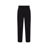 Black Recycled Cotton Chino Pants