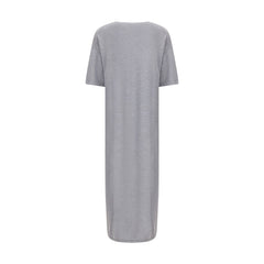 Gray Wool Casual Dress