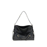 Black Calf Leather Bos Taurus Shoulder Bag