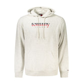 Gray Cotton Mens Hoodie