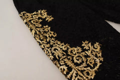 Black Lace Gold Baroque SPECIAL PIECE Shorts