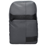 Gray Fabric Crossbody Bag